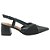Sapato Usaflex Slingback Preto Bico Fino - Imagem 2