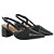 Sapato Usaflex Slingback Preto Bico Fino - Imagem 1