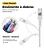 Cabo de Celular Survivor Usb-C Type-C para Lightning Branco GS-6512 Branco 1.5M Gshield - Imagem 3