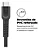 Cabo de Celular Dual Shock Usb-C Type-C para Usb-C Type-C Preto 1.2m Gshield - Imagem 2