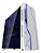 Gabinete Desktop Gamer Sem Fonte Led Rgb BG-009 Branco Bluecase - Imagem 1