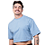 Cropped Masculino Azul Bebê Oversized - Imagem 1