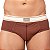 Cueca Slip Canelada Terracota - Imagem 6