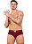 Cueca Slip Canelada Vinho - Imagem 1