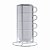 Torre 4 Xicara 150ml c/ Suporte Metal - LiveSub - Imagem 1