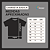 Camiseta de Algodão Preta - Imagem 2
