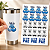 Cartela Adesivo DTF UV A4 - DIA DOS PAIS 2 - Para Personalizados, Lembrancinhas, Canecas, Copos, Garrafas e Presentes - Imagem 1
