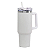 Copo Térmico 1200 ml - Aço Inox Branco Fosco c/ Tampa/ Canudo - Imagem 1