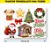 Transfer Termocolante NATAL para Tecido – Apliques Prontos para Roupas, Toalhas e Artesanato - Imagem 2