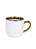 Caneca Imperial 400 ml alça e borda dourada - Imagem 7
