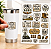 Cartela Adesivo DTF UV A4 - DIA DOS PAIS 6 - Para Personalizados, Lembrancinhas, Canecas, Copos, Garrafas e Presentes - Imagem 1