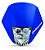 Farol HMX LED Duplo Polisport Azul - Imagem 1