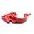 Protetor de Pinhão Plástico Vermelho CRF-250F Lizard Parts - Imagem 3