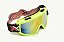 Óculos Mattos Racing MX Lente Espelhada Amarelo Fluor - Imagem 3