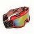 Óculos Mattos Racing MX Lente Espelhada Vermelho - Imagem 2