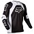 Camisa Fox MX 180 Lux Preto/Branco - Imagem 1