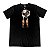 Camiseta Adulto DK Skeleton Wide Open - Preto - Imagem 1
