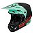 Capacete FLY Formula CP S.E. Rave Preto/Menta/Vermelho - Imagem 1