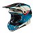 Capacete FLY Formula CP Rush Black/Stone/Dark Teal - Imagem 1