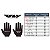 Luva Fly F16 22 Infantil Cinza/Preto/Fluor - Imagem 3