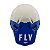Capacete Fly Formula CP Slant Cinza/Azul - Imagem 3