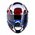 Capacete LS2 Vector Evo FF397 Automat - Branco/Vermelho - Imagem 3