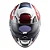 Capacete LS2 Vector Evo FF397 Automat - Branco/Vermelho - Imagem 4