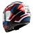 Capacete LS2 Vector Evo FF397 Automat - Branco/Vermelho - Imagem 5