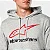 Moletom Alpinestars Always 2.0 Hoodie Cinza Claro / Vermelho - Imagem 2