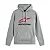 Moletom Alpinestars Always 2.0 Hoodie Cinza Claro / Vermelho - Imagem 1
