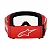 Óculos Alpinestars Vision 3 Wordmark Lente Transparente Clear Vermelho - Imagem 4