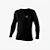 Camisa 100% Basecamp Long Sleeve Segunda Pele Preto - Imagem 1
