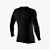 Camisa 100% Basecamp Long Sleeve Segunda Pele Preto - Imagem 2