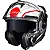 Capacete LS2 FF901 Advant x Metryc - Branco/Vermelho - Imagem 3