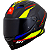 Capacete MT Helmets Stinger 2 Chest C3 Amarelo Fluor Fosco - Imagem 1
