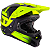 Capacete Mattos Racing Echoes Preto / Amarelo Fluor - Imagem 1