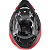 Capacete Mattos Racing Echoes Preto Vermelho - Imagem 3