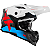 Capacete Mattos Racing Atomic Icon Branco / Vermelho / Azul - Imagem 4