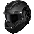 Capacete Norisk Avenger Monocolor Preto Fosco - Imagem 1