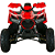Quadriciclo MXF Brave 150CC 4x2 com Partida Elétrica 4T - Vermelho - Imagem 4