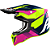 Capacete Airoh Strycker Brave Azul / Rosa Brilhante - Imagem 1