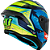 Capacete MT Helmets Targo S Diogo Moreira C7 Azul Fosco - Imagem 3