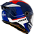 Capacete Axxis Hawk SV EVO Daytona C7 Azul Brilhante - Imagem 3