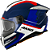 Capacete Axxis Hawk SV EVO Daytona C7 Azul Brilhante - Imagem 2