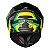 Capacete Race Tech Hit Fuzzy Preto/Amarelo - Imagem 3