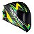 Capacete Race Tech Hit Fuzzy Preto/Amarelo - Imagem 4