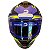 Capacete Race Tech Hit Spark Azul/Roxo - Imagem 2