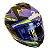 Capacete Race Tech Hit Spark Azul/Roxo - Imagem 3