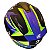 Capacete Race Tech Hit Spark Azul/Roxo - Imagem 5