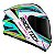 Capacete Race Tech Hit Spark Branco/Verde - Imagem 4